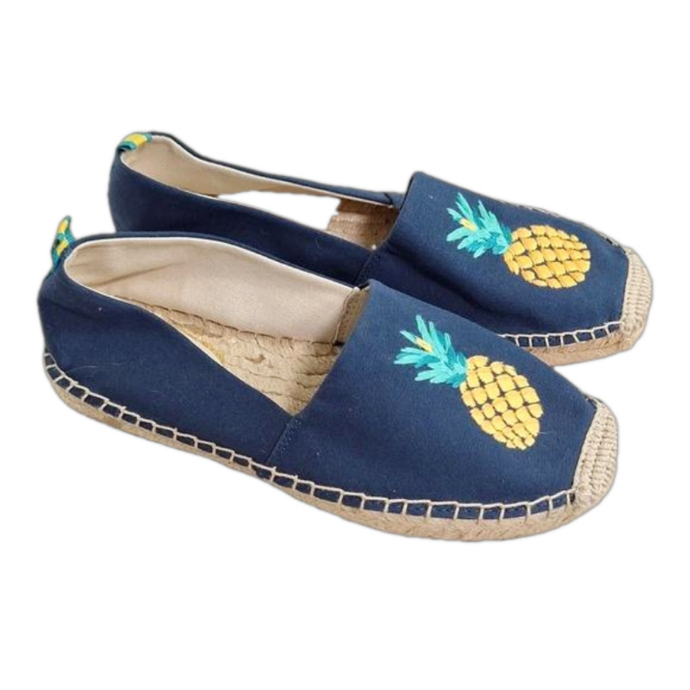 Vera Bradley Espadrilles Slip On Shoes Pineapple